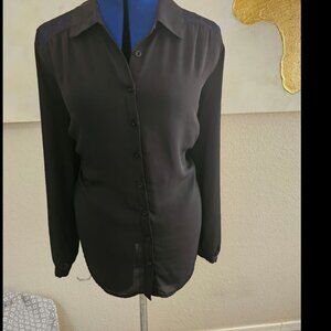 Torrid Lace shoulder button up